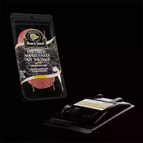 Sliced Salami 1 3D model