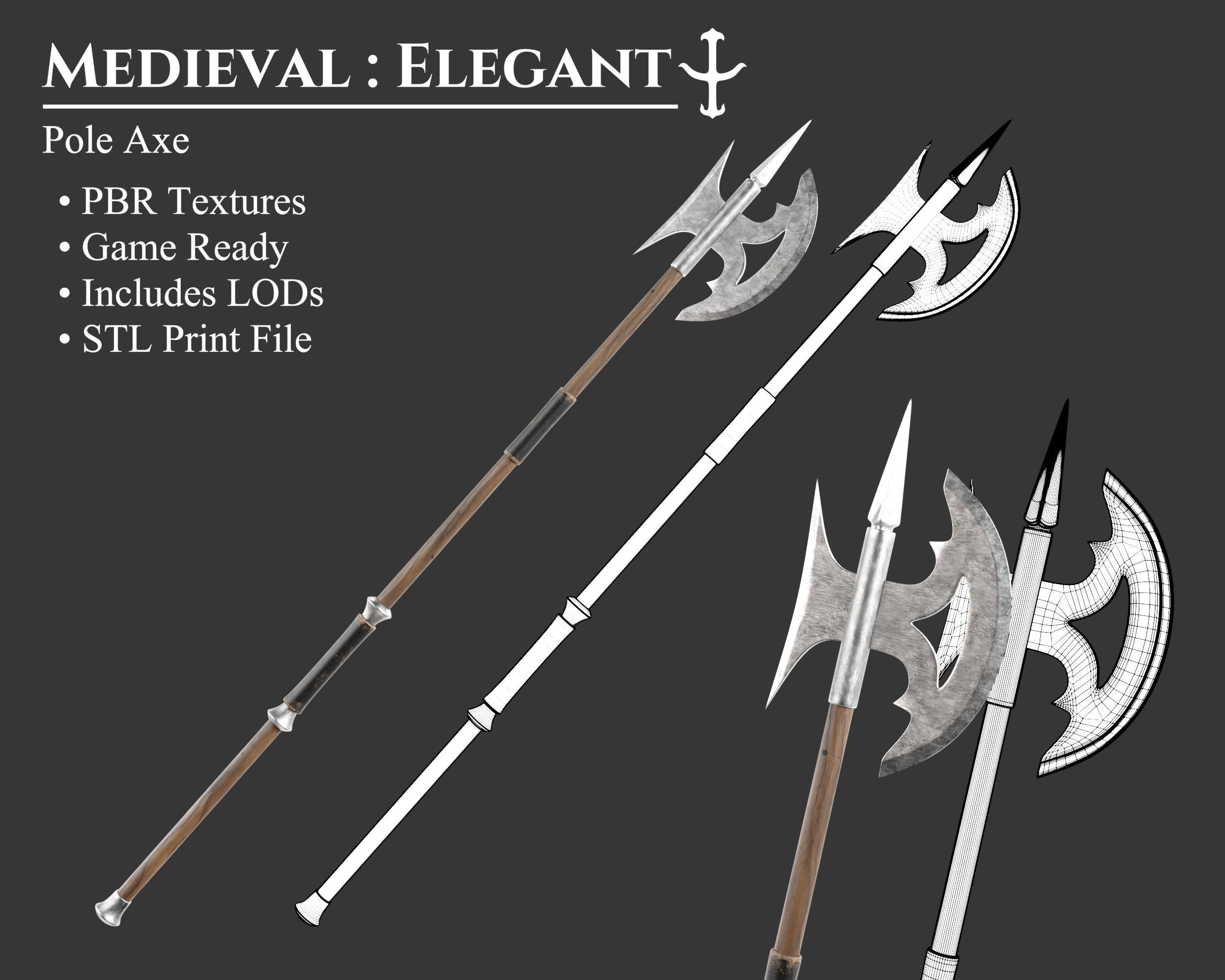 Medieval Collection Elegant Heavy Weapons _16