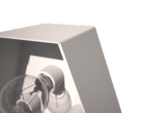 Letter A - Bulbs 3D model_2