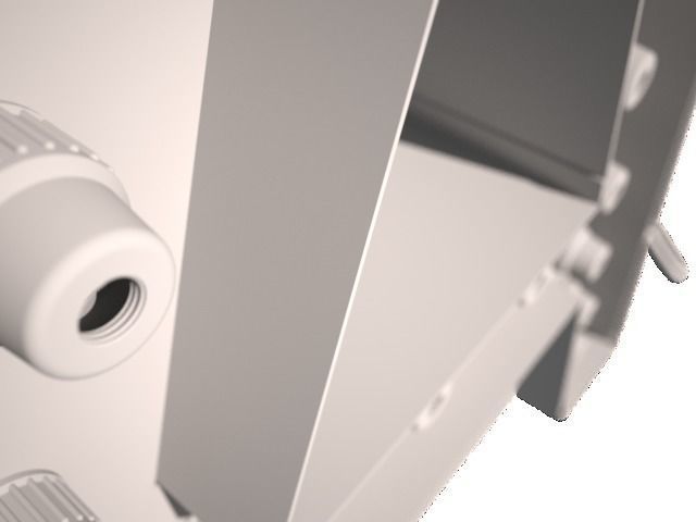 Letter A - Bulbs 3D model_3