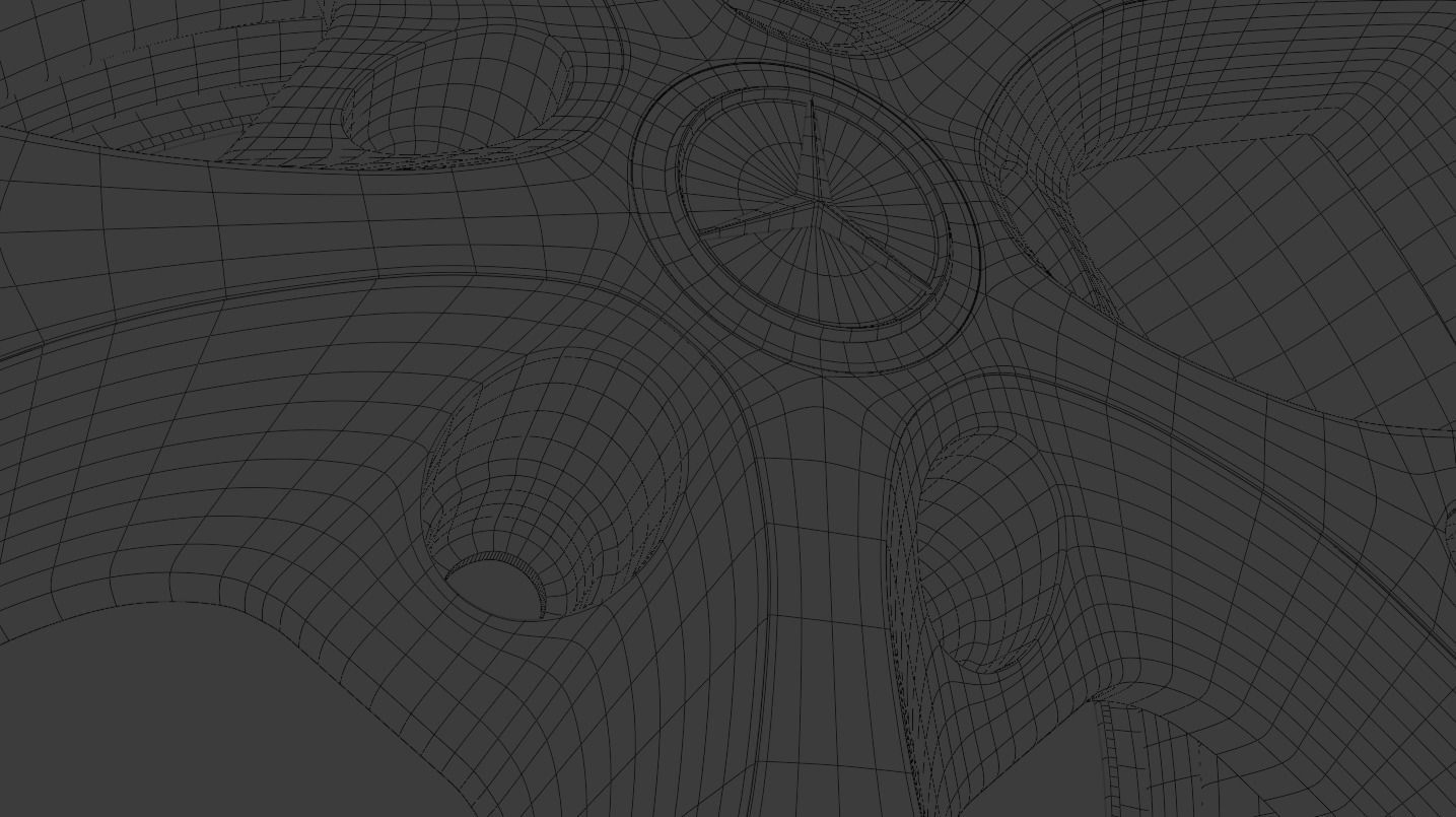 BBS SR Brushed Rims 3D Model High and Low-poly 3D model_10