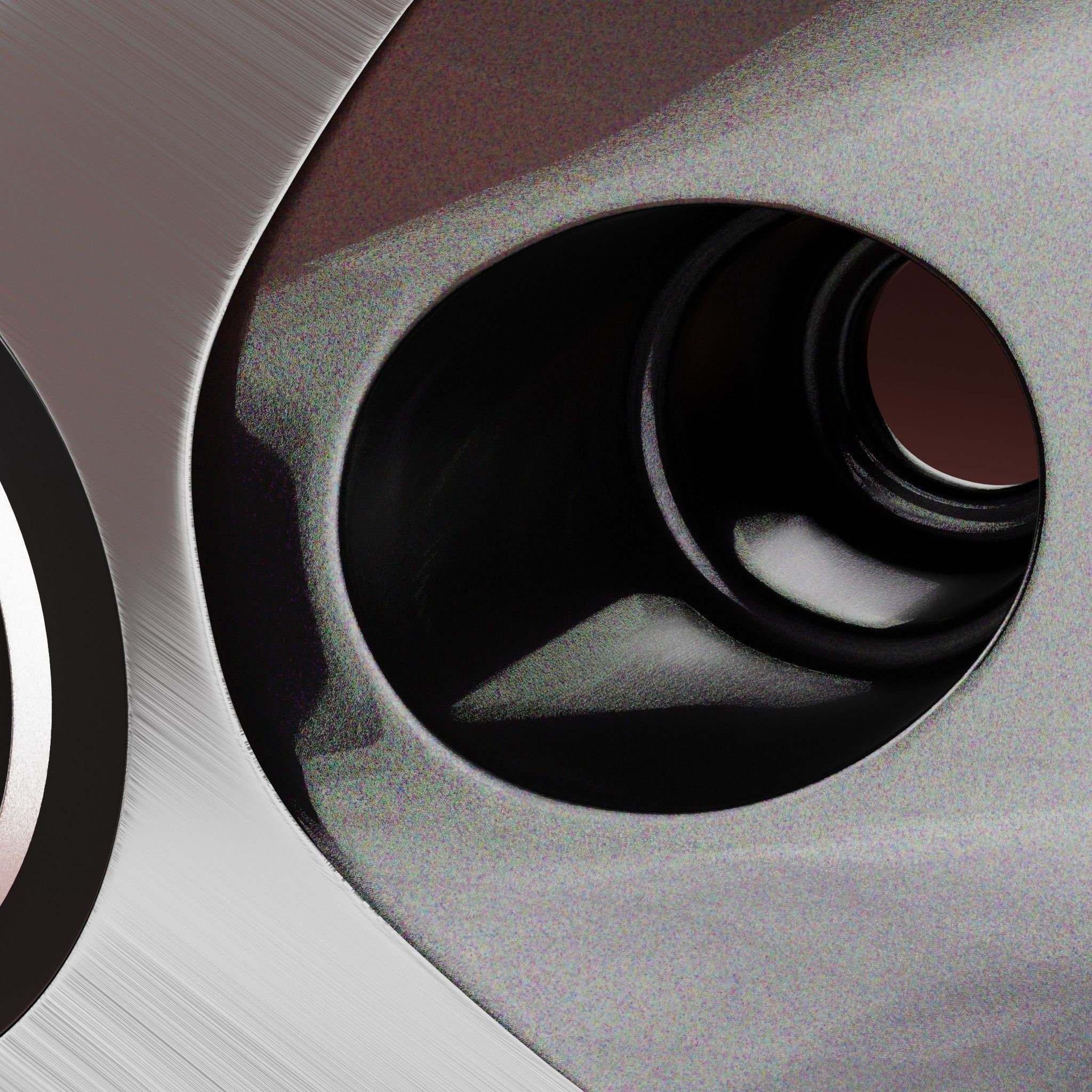 BBS SR Brushed Rims 3D Model High and Low-poly 3D model_2