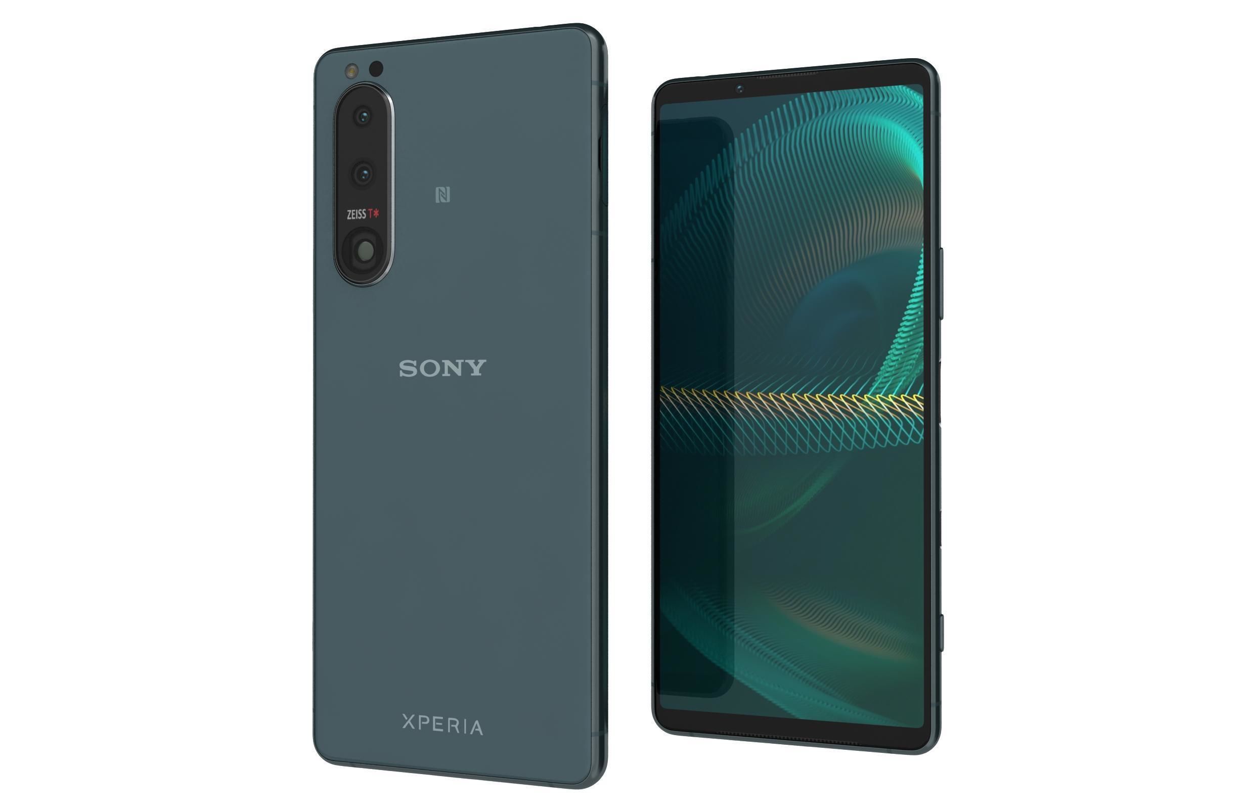 Sony Xperia 5 III Green 3D model_7