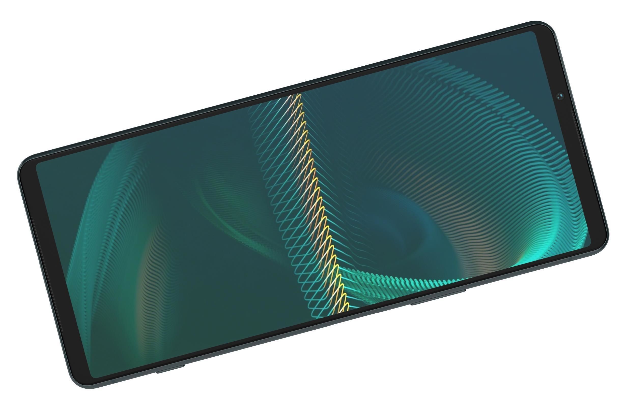 Sony Xperia 5 III Green 3D model_10