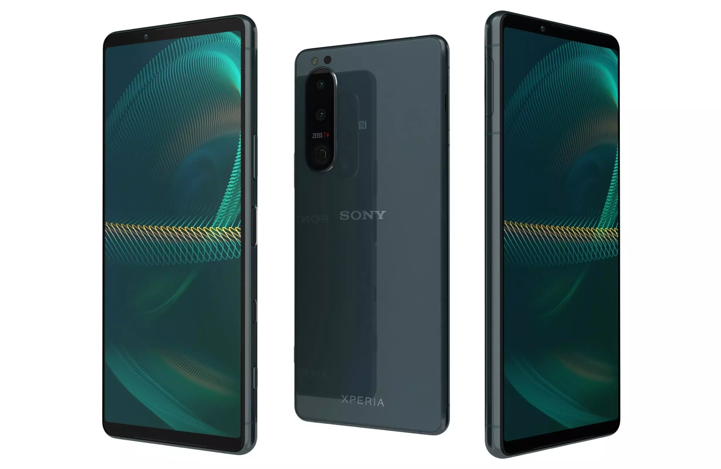 Sony Xperia 5 III Green 3D model_0