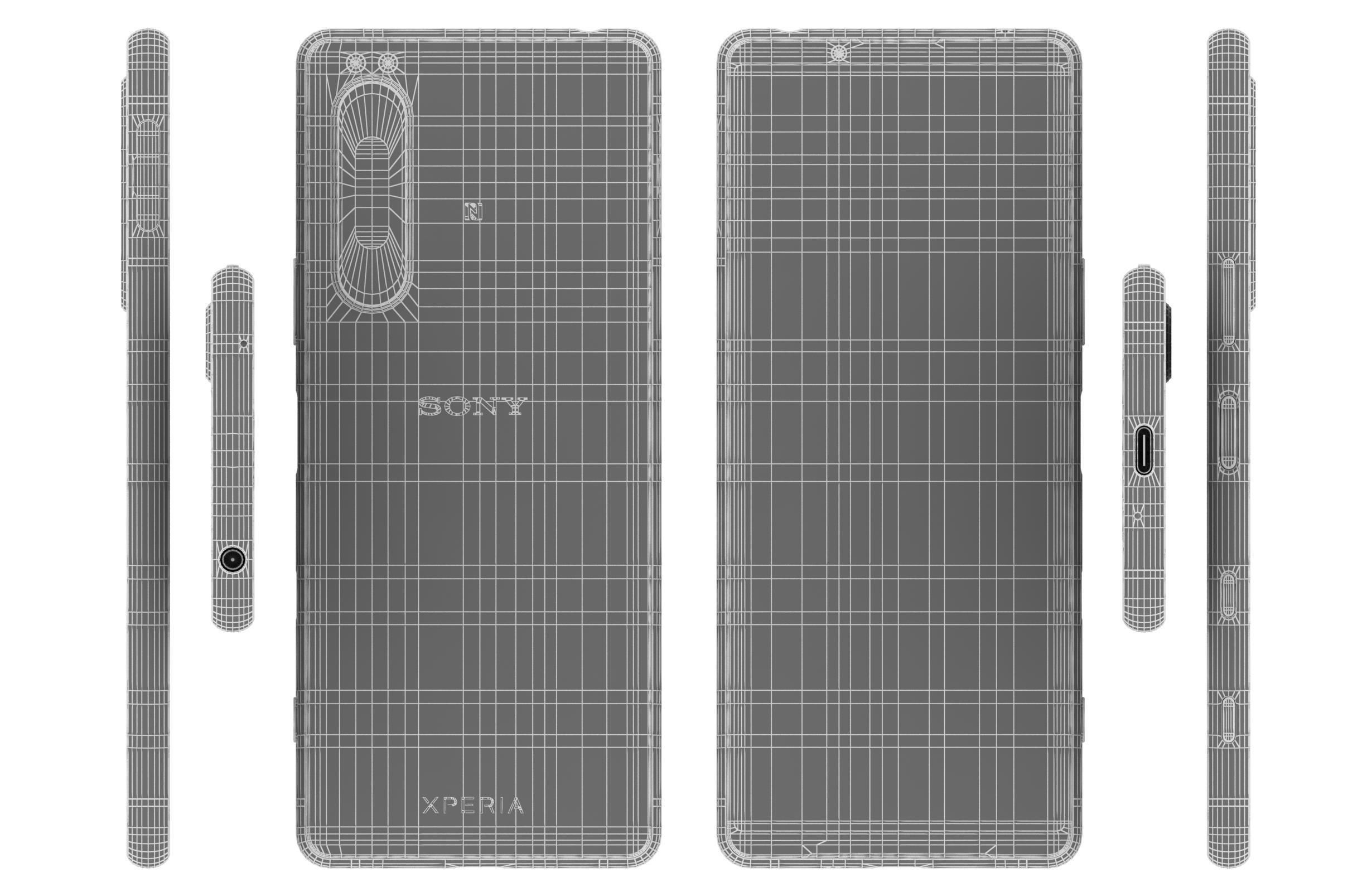 Sony Xperia 5 III Green 3D model_16