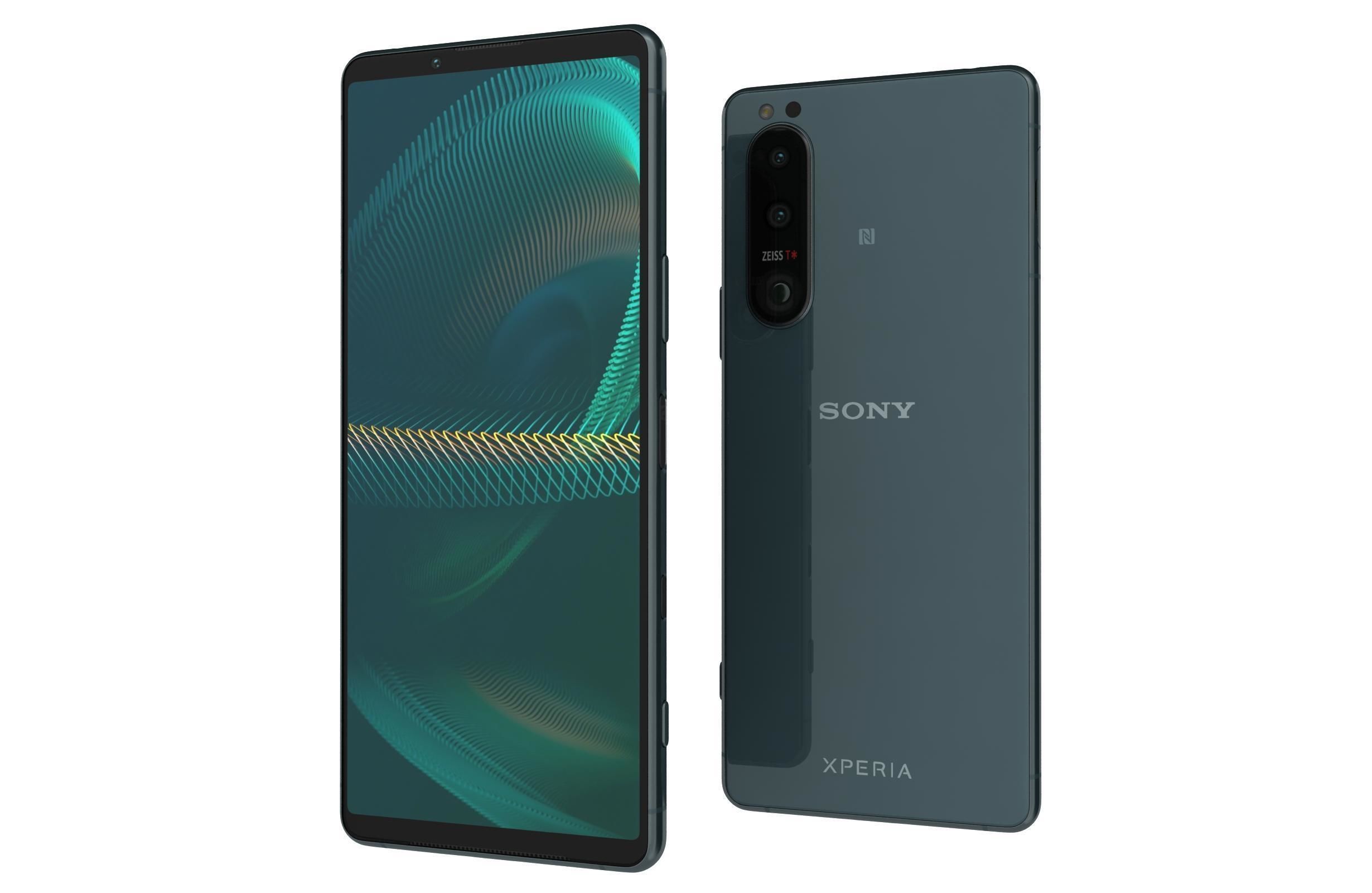 Sony Xperia 5 III Green 3D model_6