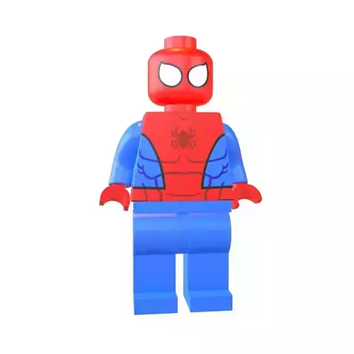 Lego Mini Figure Spider Man v1 002