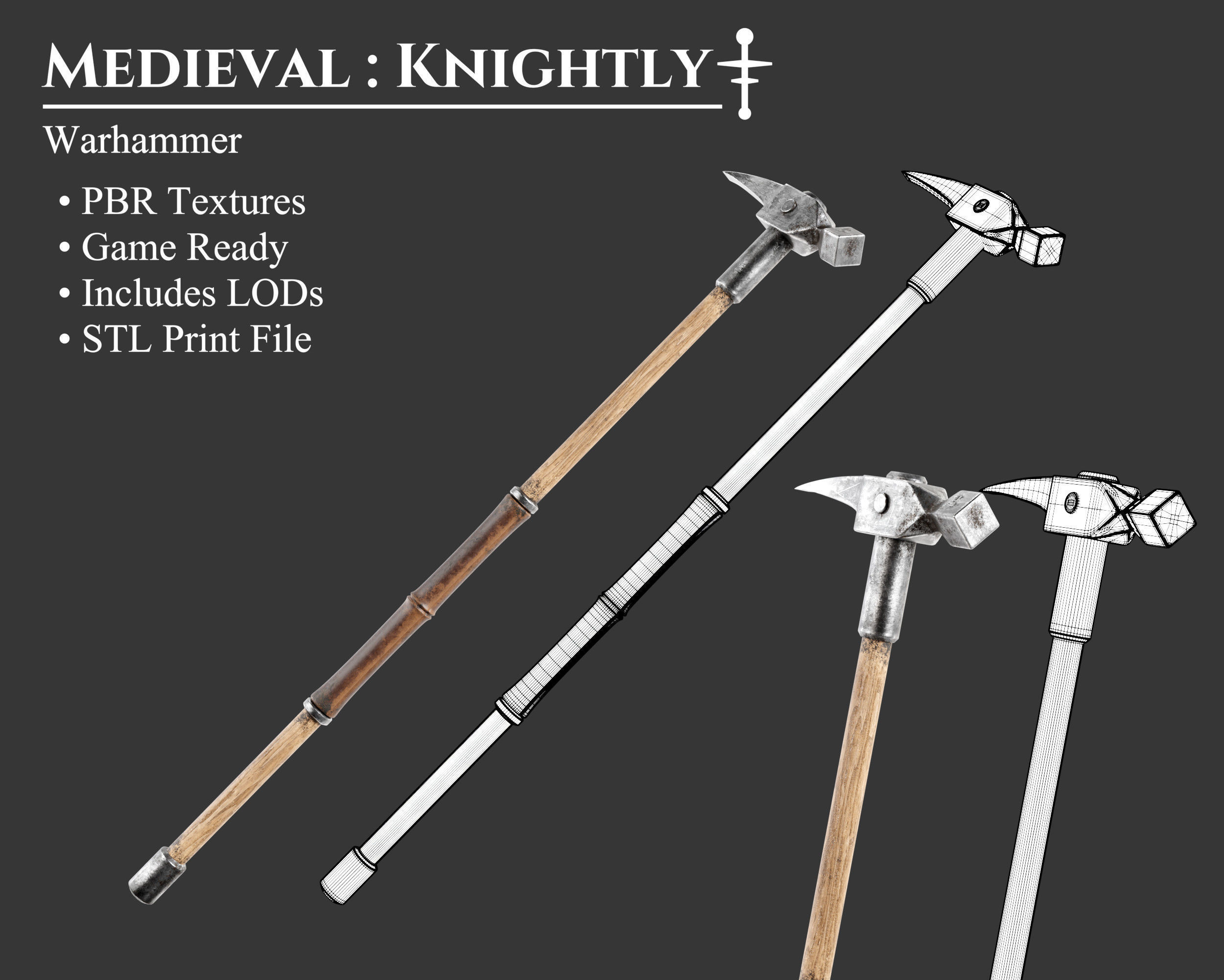 Medieval Collection Knightly Heavy Weapons _23