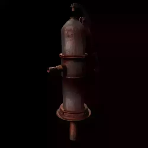 Indian Style Old Rusty Handpump