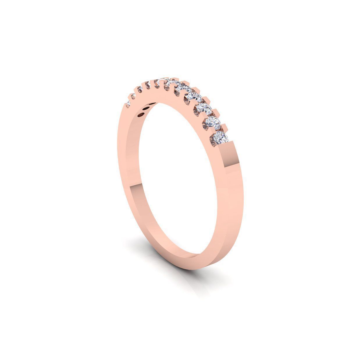 Simple Ring Band 3d Model 3D print model_7
