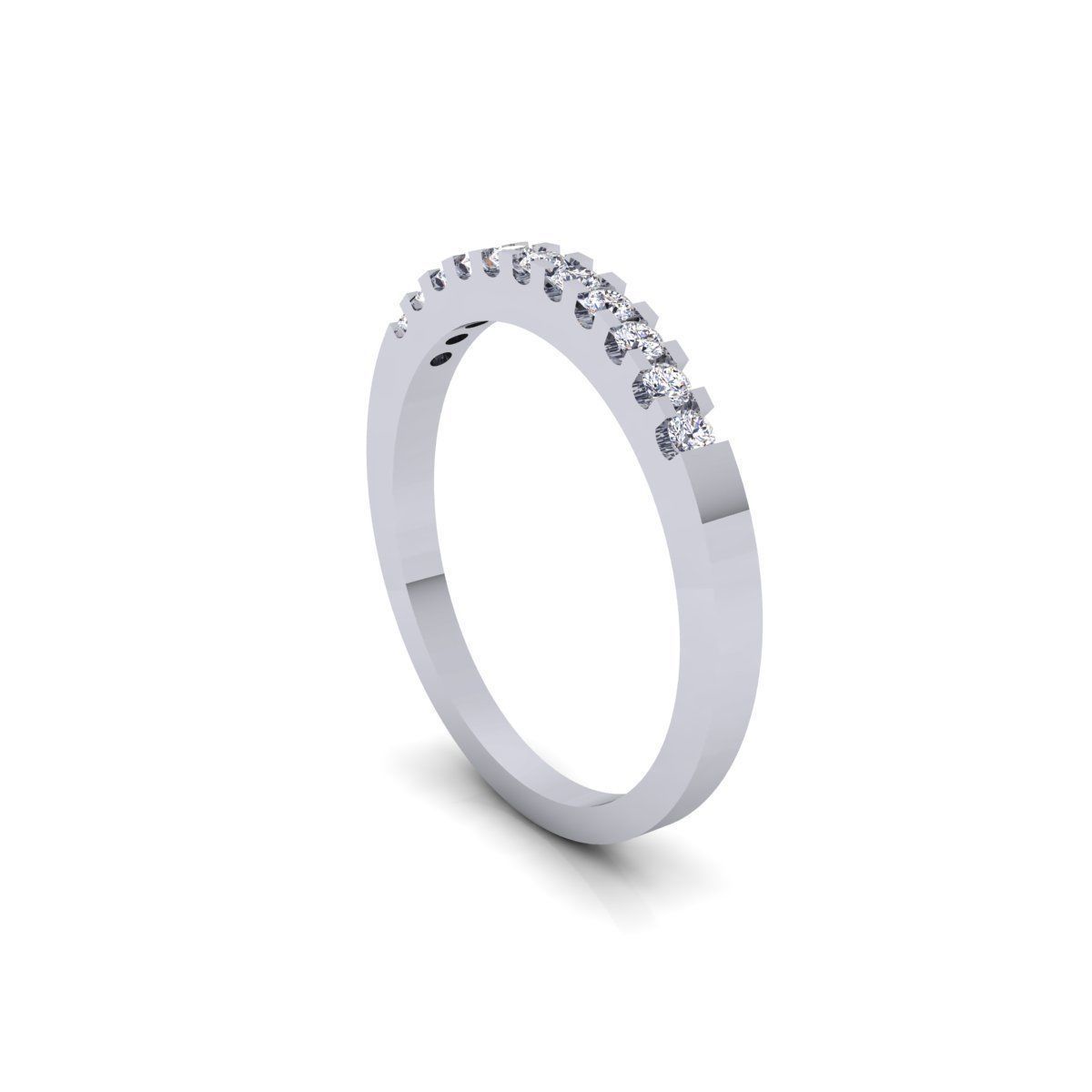 Simple Ring Band 3d Model 3D print model_8