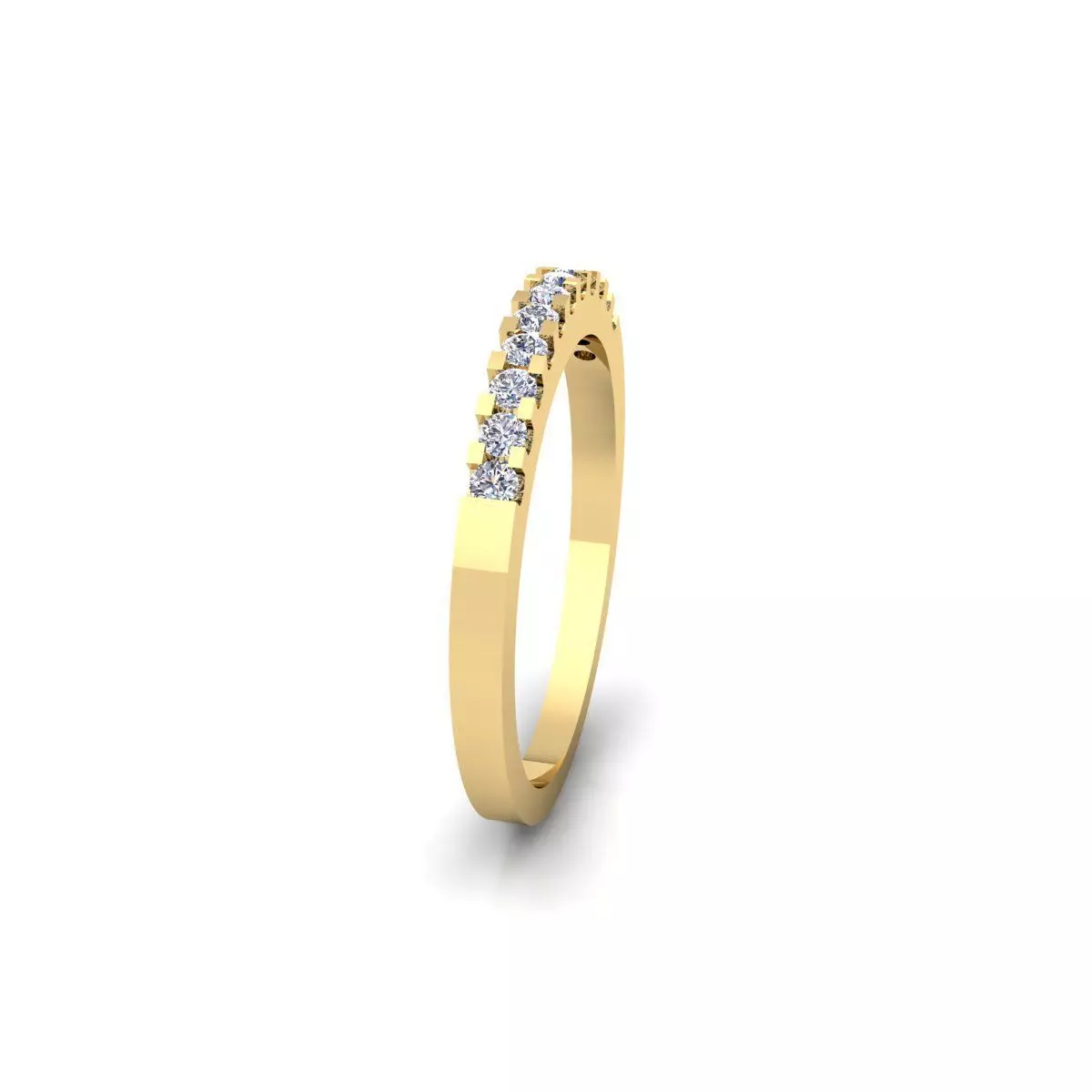 Simple Ring Band 3d Model 3D print model_0