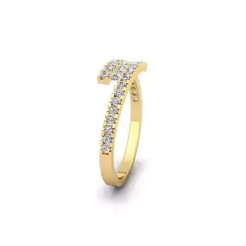Fancy Band Ring 3d Model  3D print model