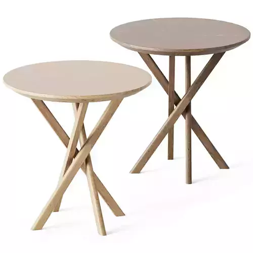 Oak Mikado Side Table by Ethnicraft
