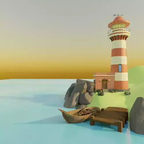 Lighthouse Scene