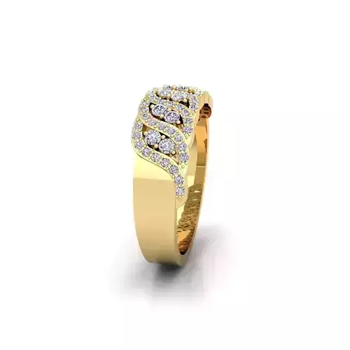 Fancy Mens Ring 3d Model  3D print model