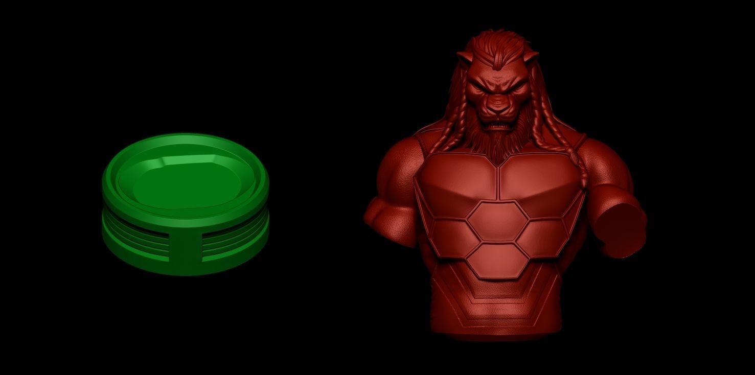 Fanart BATTLE BEAST - Bust 3D print model_2