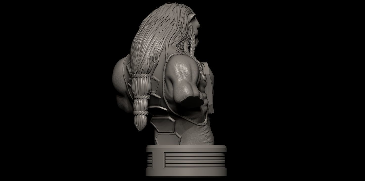 Fanart BATTLE BEAST - Bust 3D print model_7