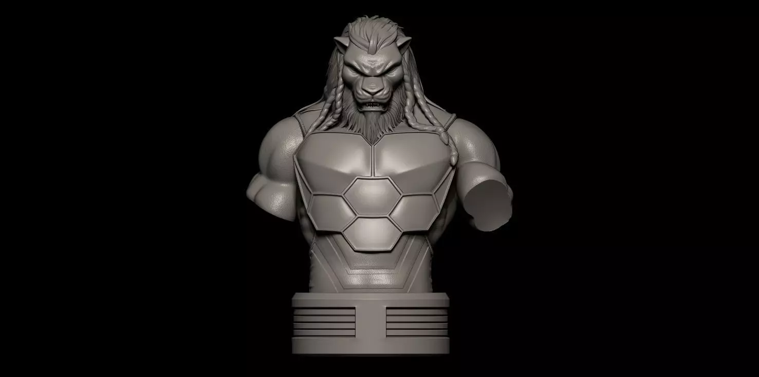 Fanart BATTLE BEAST - Bust 3D print model_0