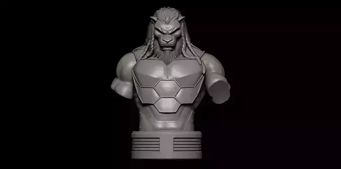 Fanart BATTLE BEAST - Bust 3D print model
