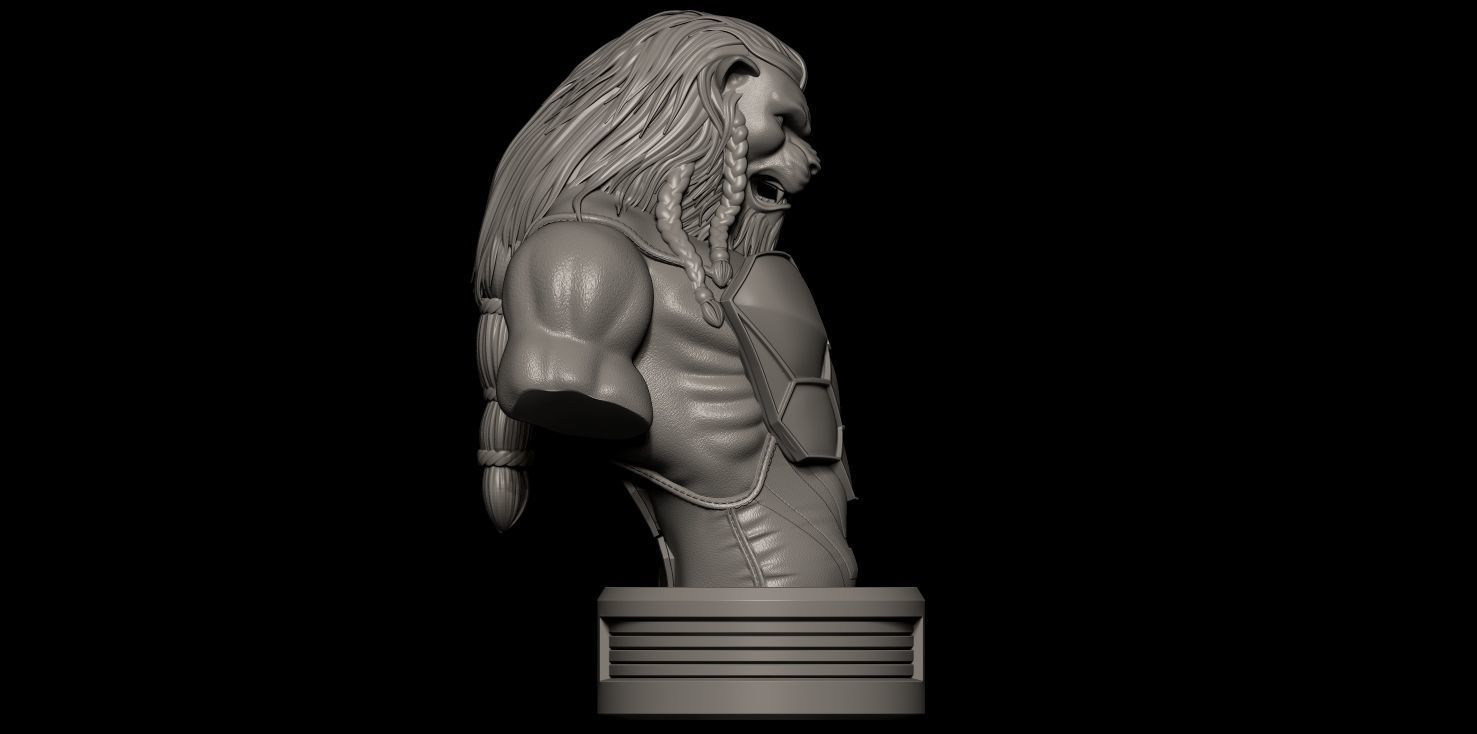 Fanart BATTLE BEAST - Bust 3D print model_8