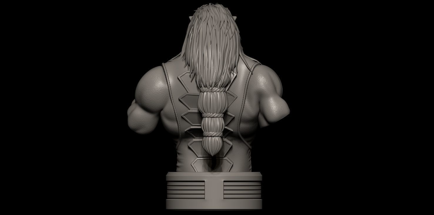 Fanart BATTLE BEAST - Bust 3D print model_6