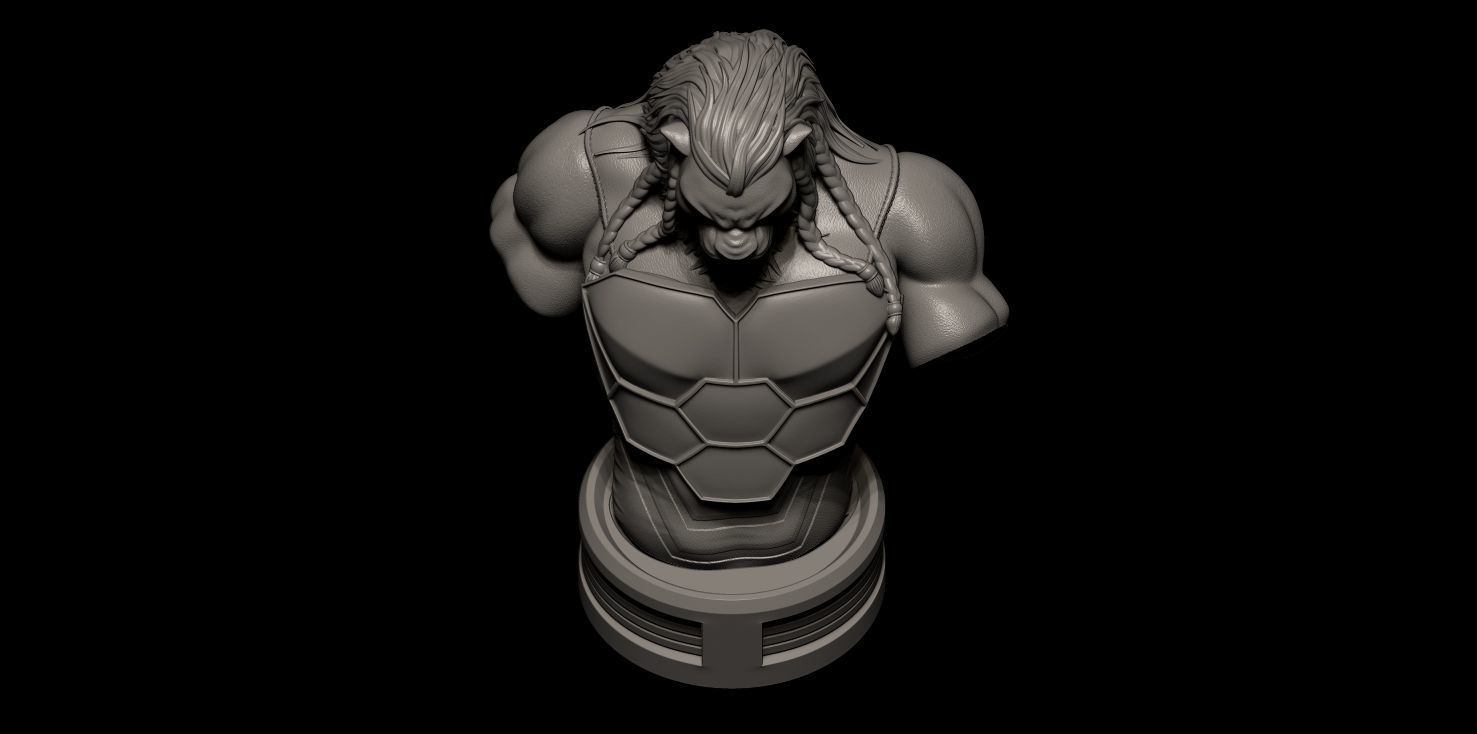 Fanart BATTLE BEAST - Bust 3D print model_10