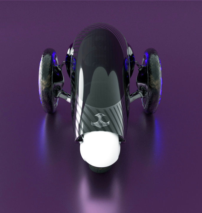 Car Toyota Fv2 3D model_3