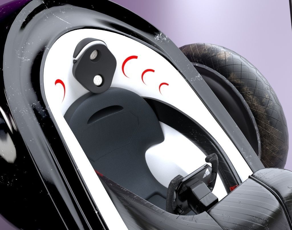 Car Toyota Fv2 3D model_6