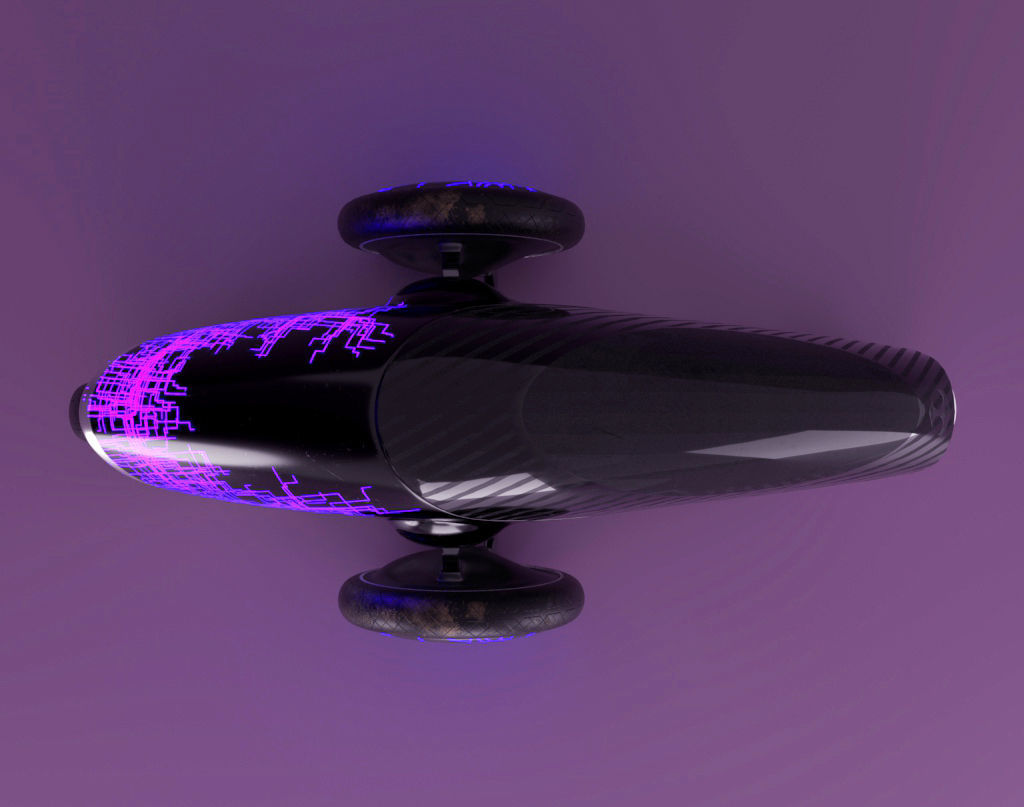 Car Toyota Fv2 3D model_2