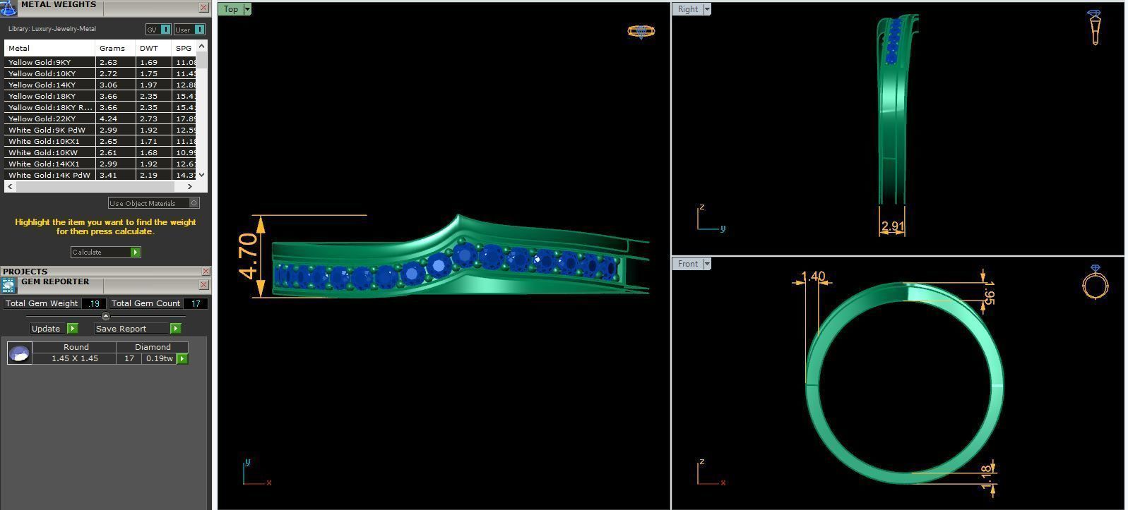 Band Ring 3d Model 3D print model_9