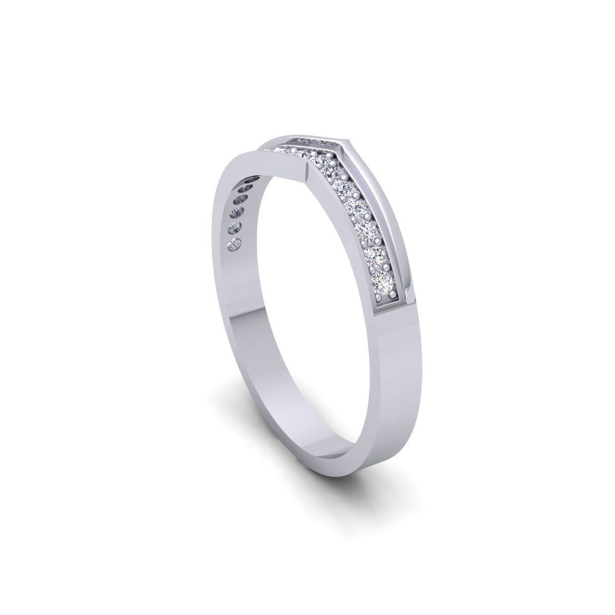 Band Ring 3d Model 3D print model_8