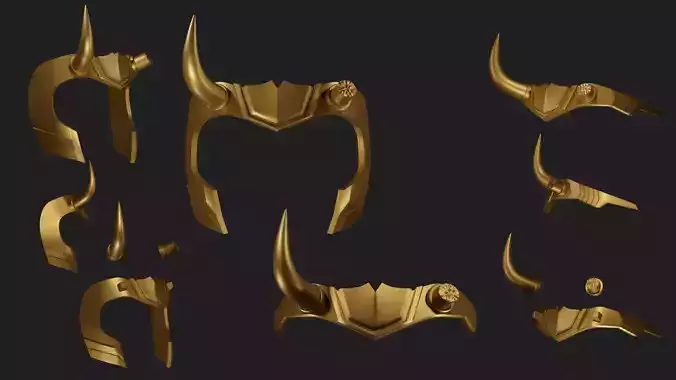 Sylvie Lady Loki crown 3D 3D print model