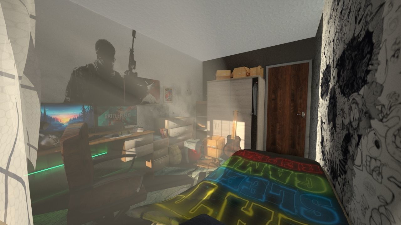 Gamer Room 3D model_10