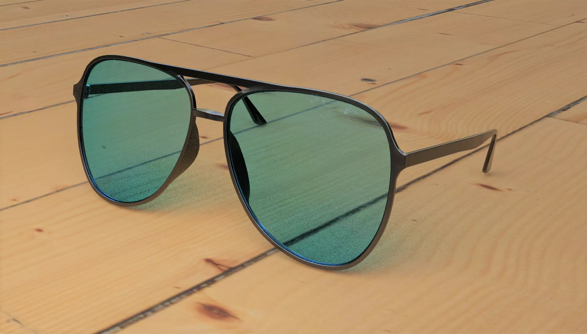 New Style Spectacle Low-poly 3D model_0