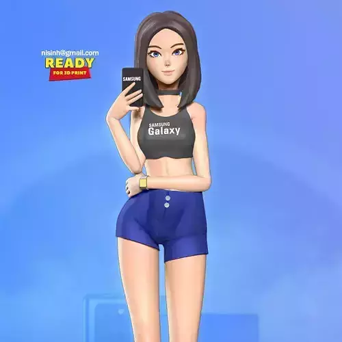Samantha - Virtual Assistant Fanart 3D print model