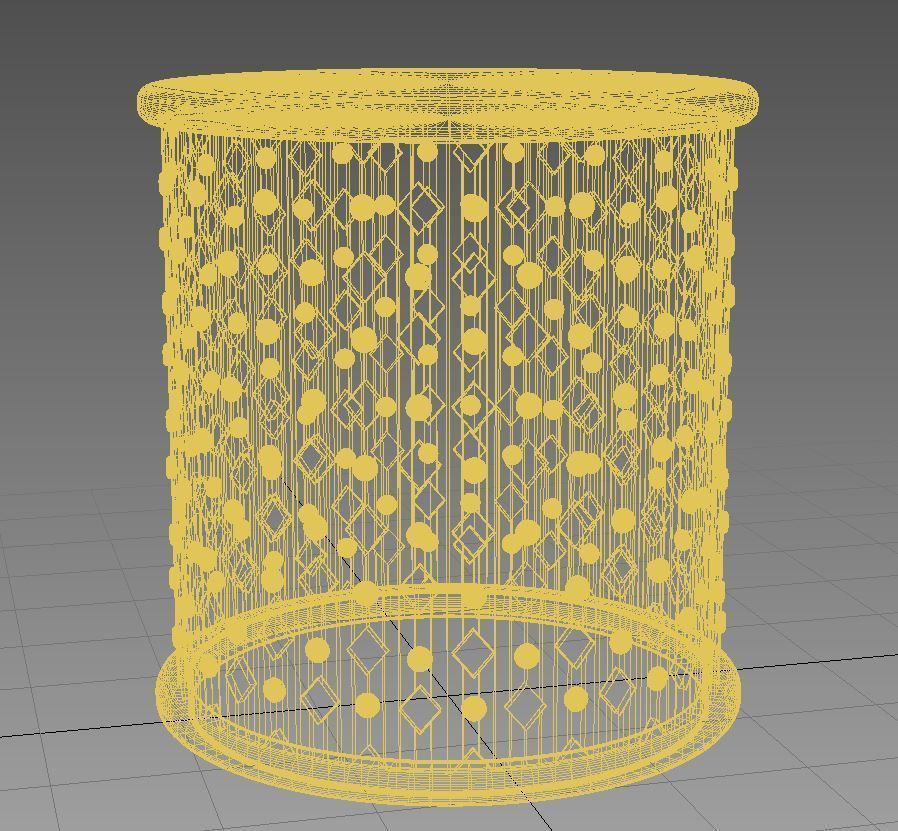 Stella Side Table 3D model_5