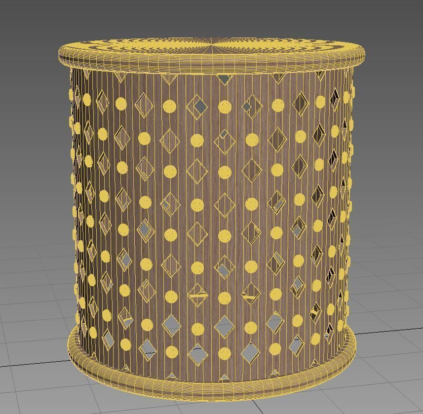 Stella Side Table 3D model_4