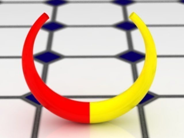 Braclet Red or Yellow Low-poly 3D model