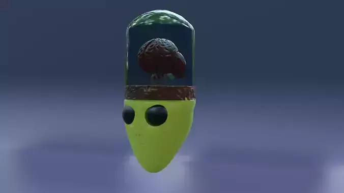alien with human brain