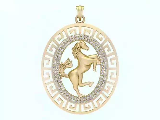 Horse Pendant - Mens Pendant - N162