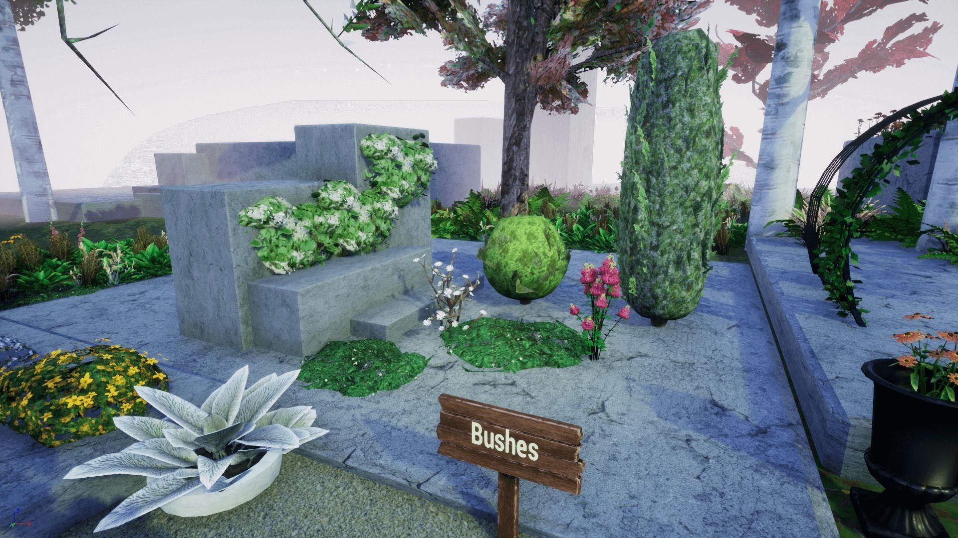 Simplified Foliage MEGA PACK Low-poly 3D model_6