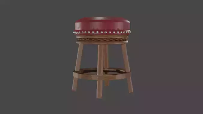 realistic chair bar stool