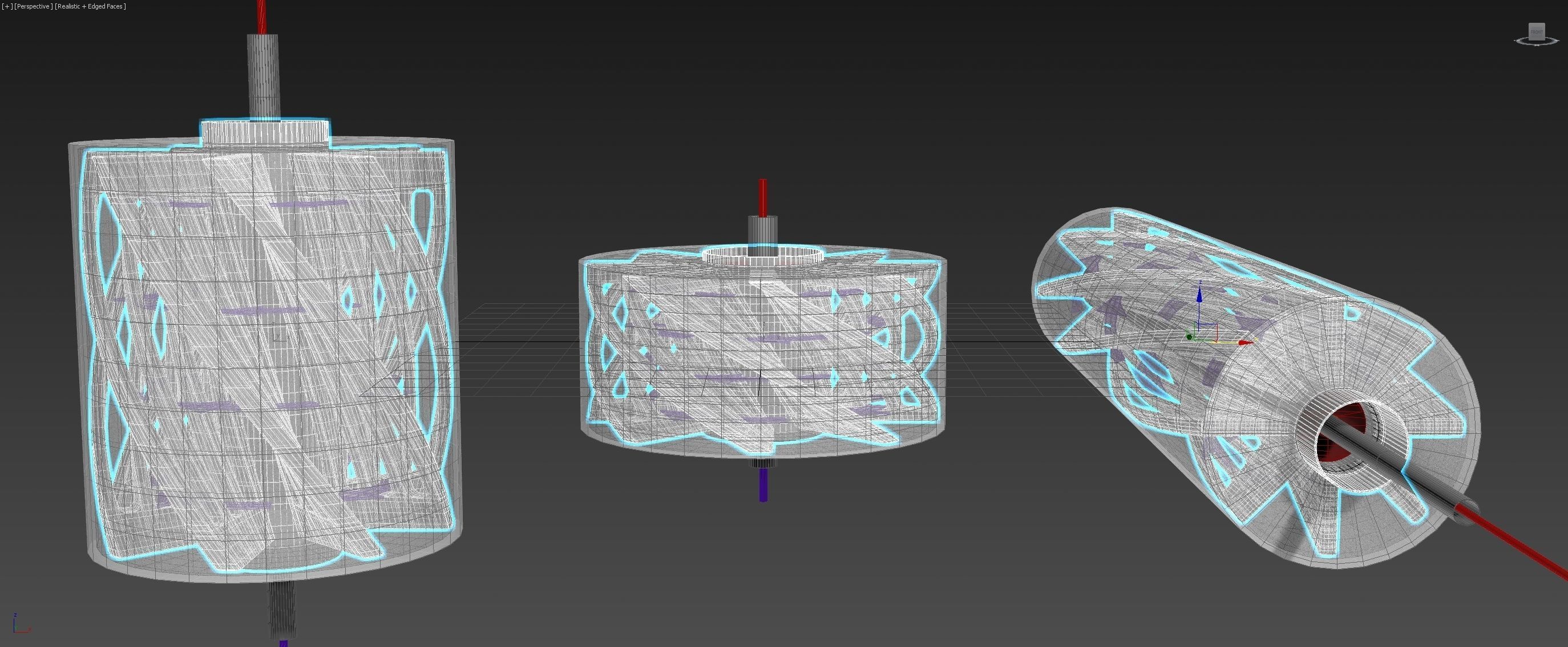 Ferro Fluid Motor - Concept 3D model_17