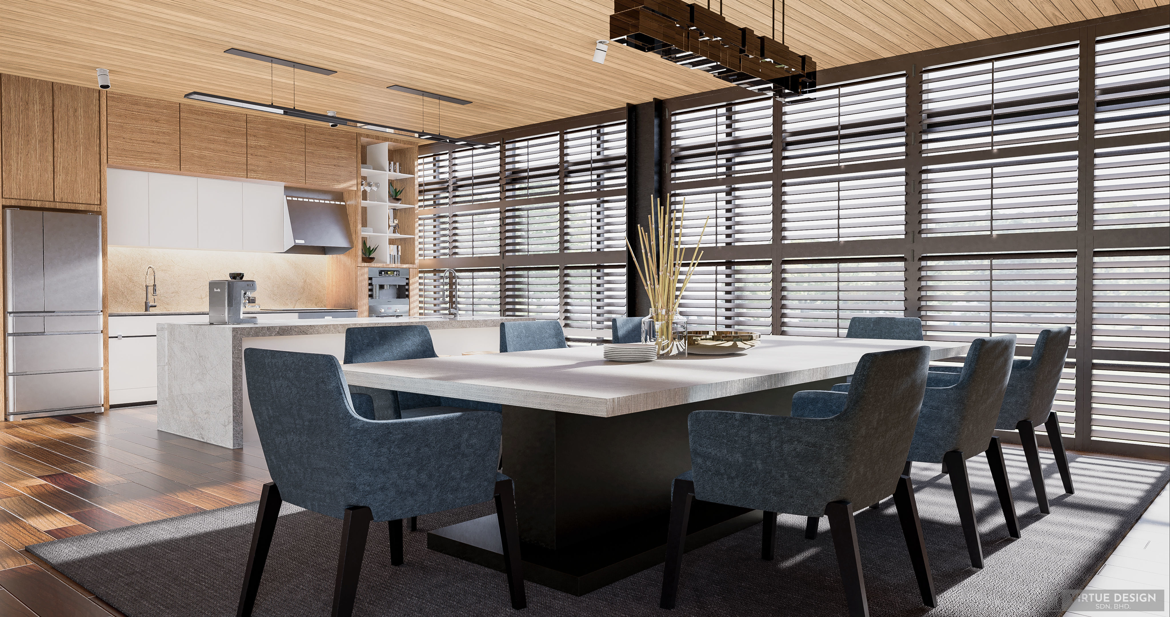 Modern living - B2 3D model_4