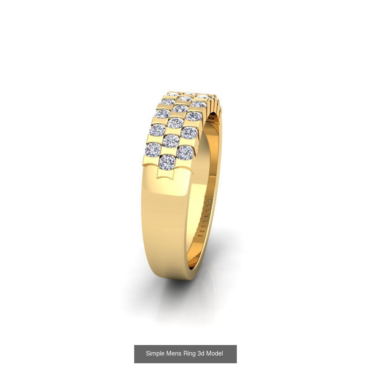 Mens Ring And Band Collection 3d Model  _29