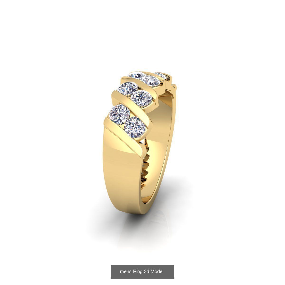 Mens Ring And Band Collection 3d Model  _18