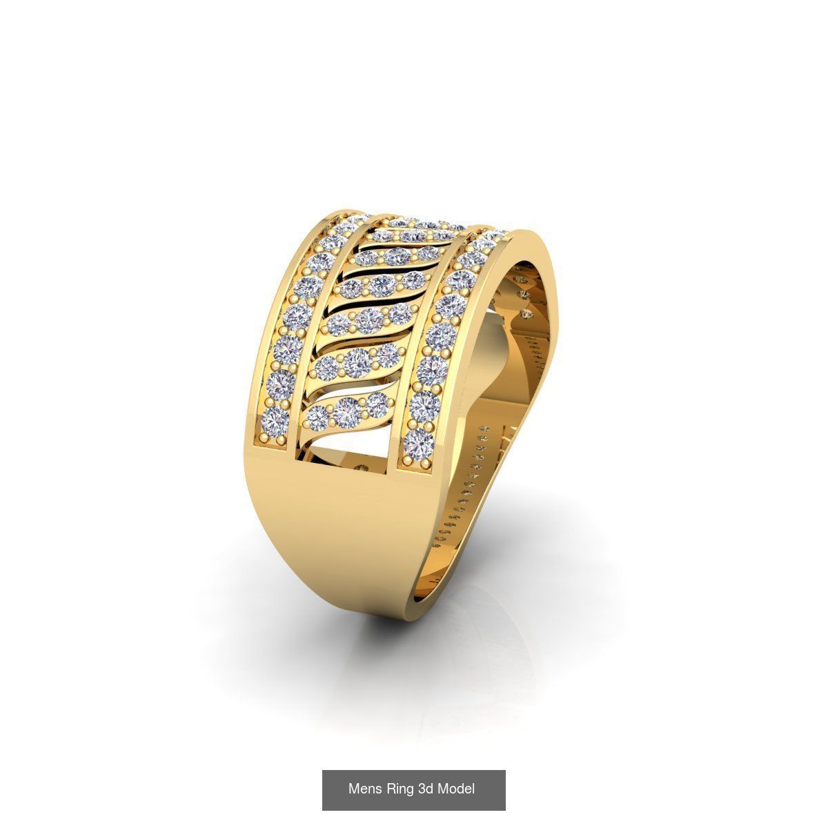 Mens Ring And Band Collection 3d Model  _13