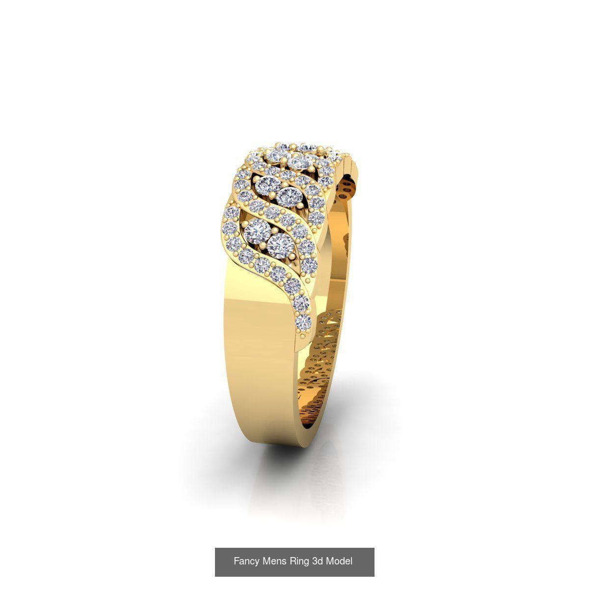 Mens Ring And Band Collection 3d Model  _37